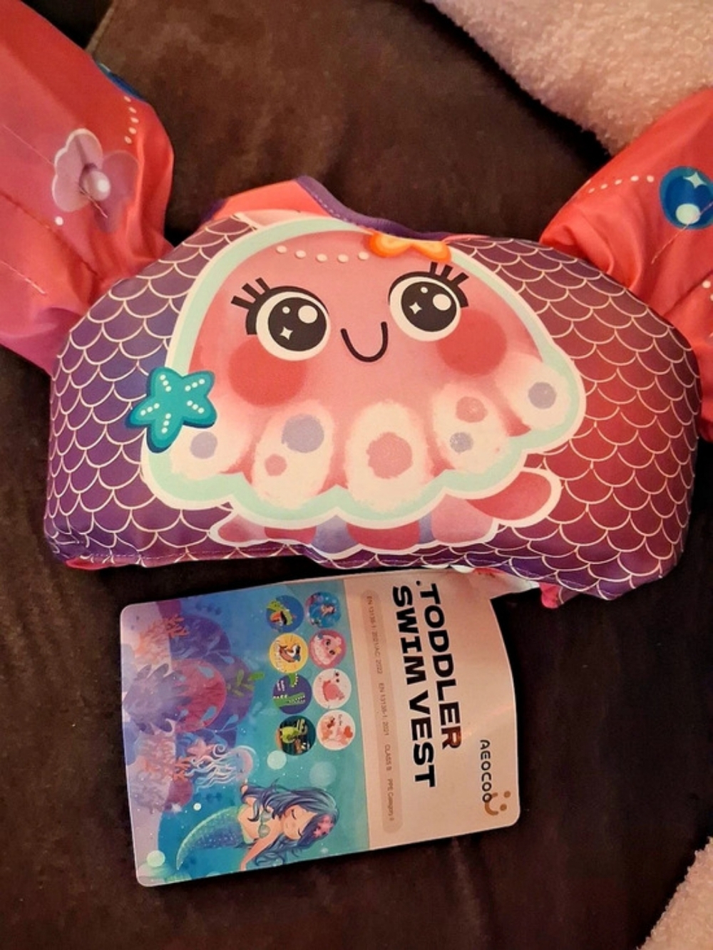 Five Below Toddler Mermaid Waist Pack Purple & Pink Like New
